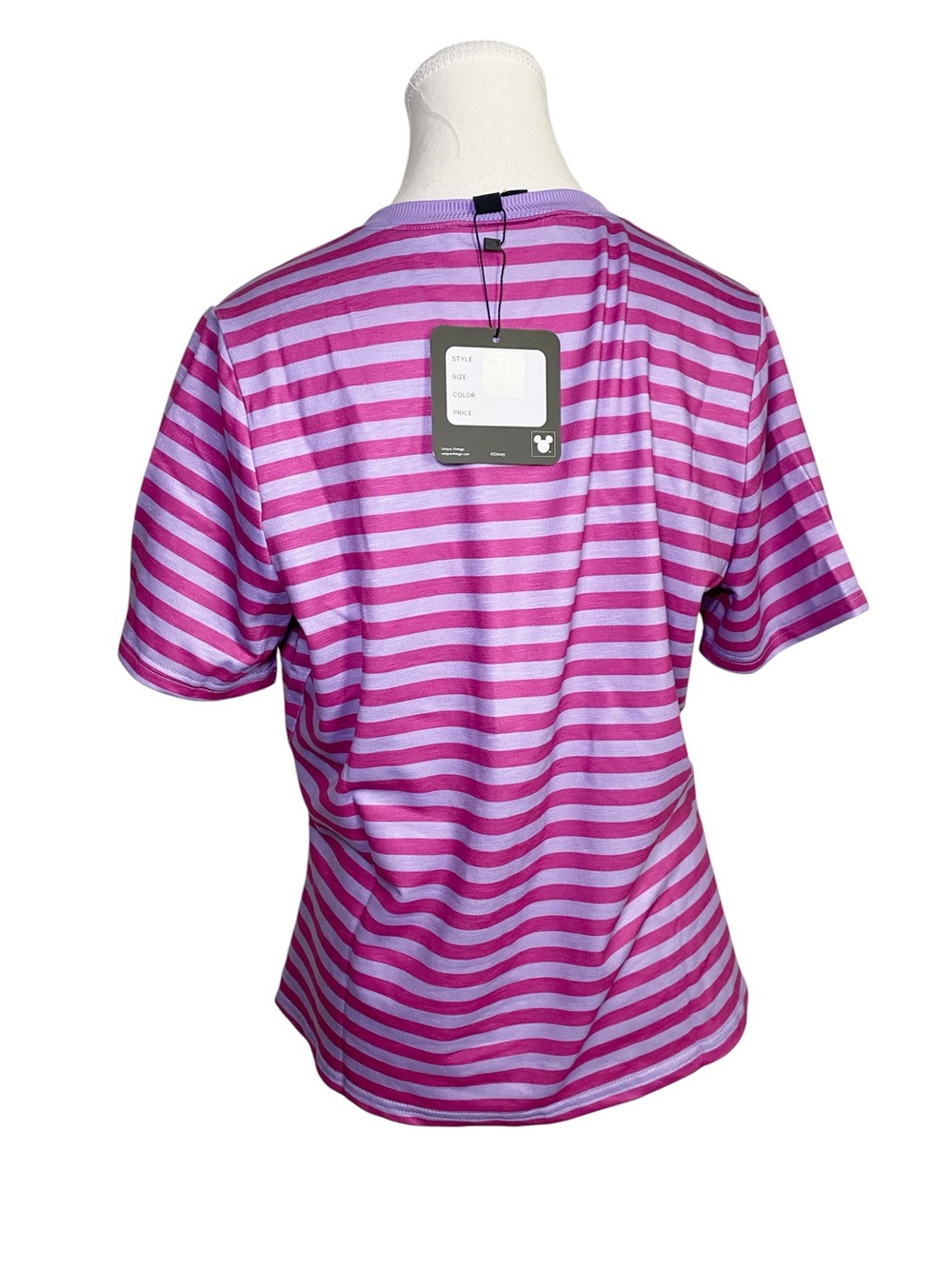 Unique Vintage Disney Cheshire Cat Striped Top Plus Size 2X NWT - Picture 2 of 13